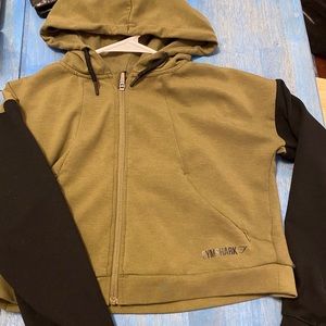 Gymshark cropped zip hoodie